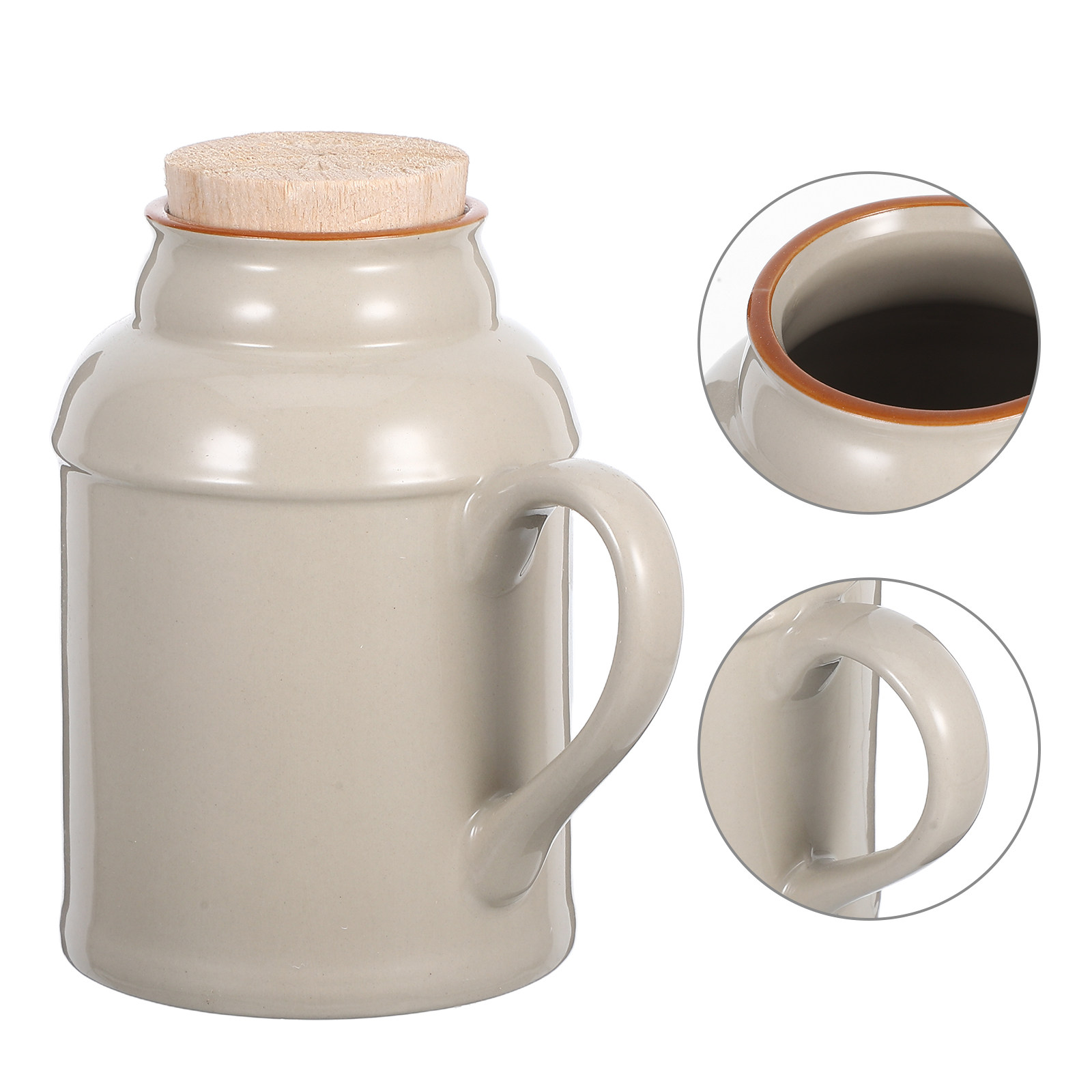 Coffee Tea Brew - Bollitore Decorativo Vintage in Ceramica con