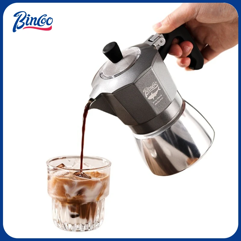 Coffee Tea Mugs - Bincoo Caffettiera Moka a Doppia Valvola