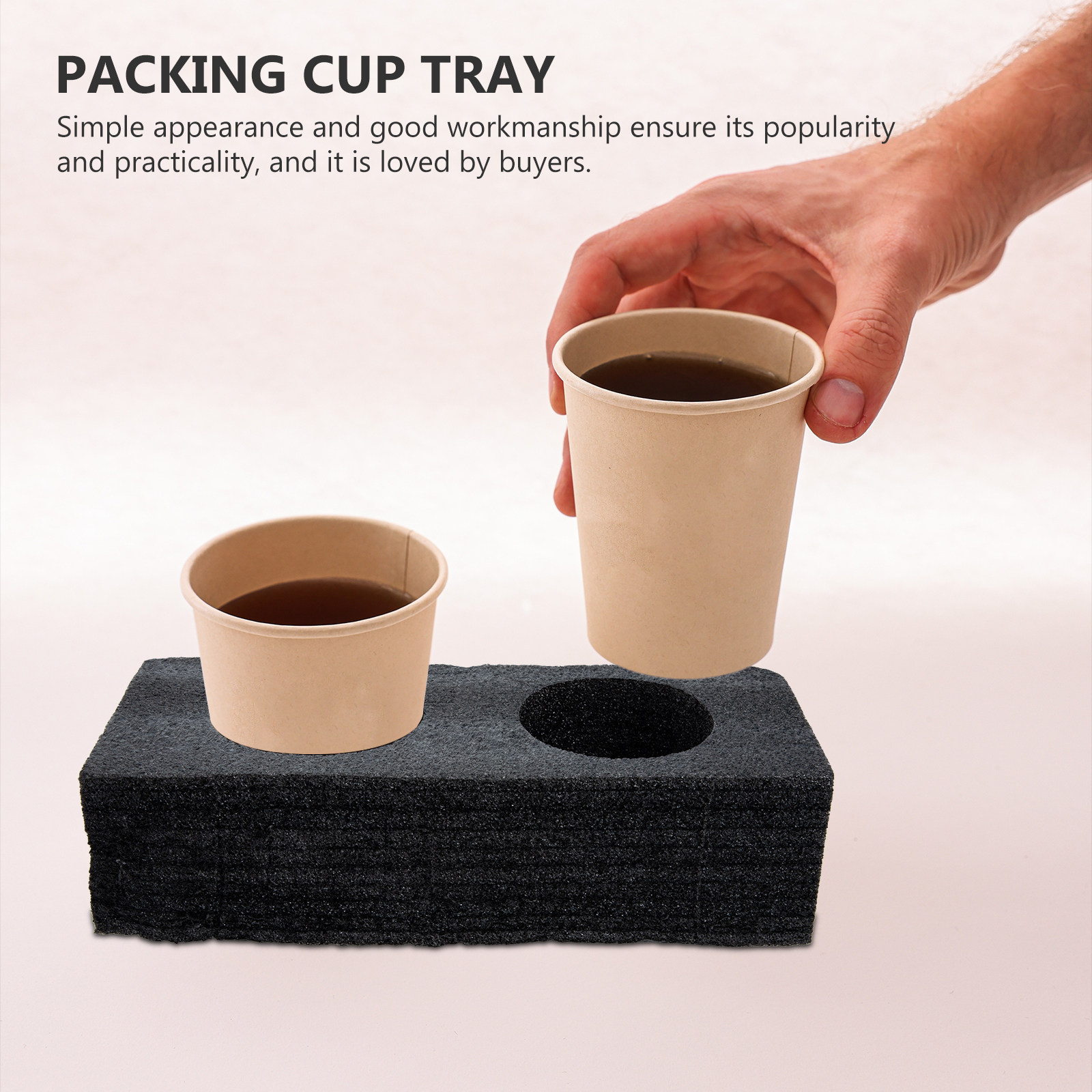 Coffee Tea Holder - 2 Pezzi Vassoio Portabevande Premium per