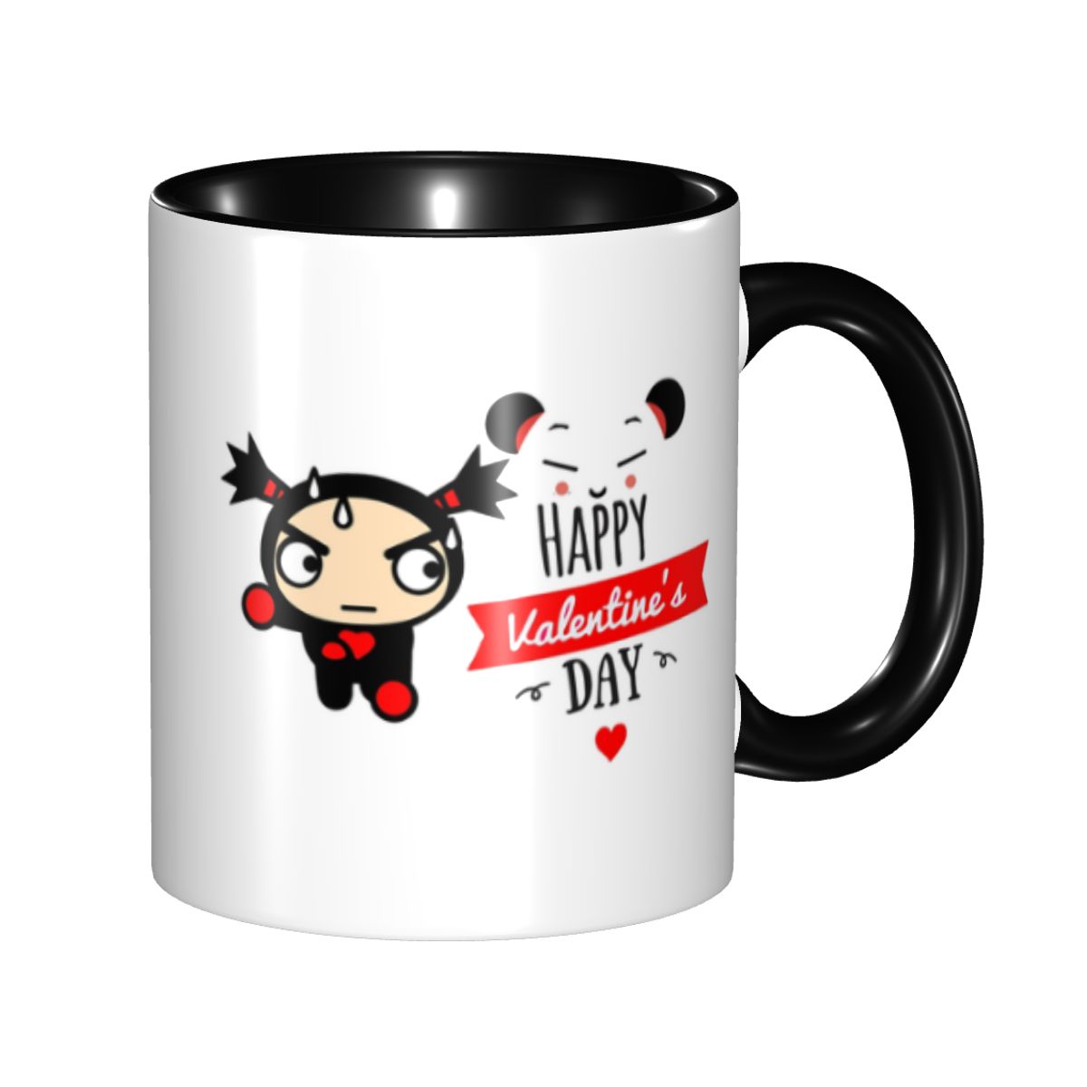 Coffee X Tea - Tazza personalizzata divertente Love Pucca X