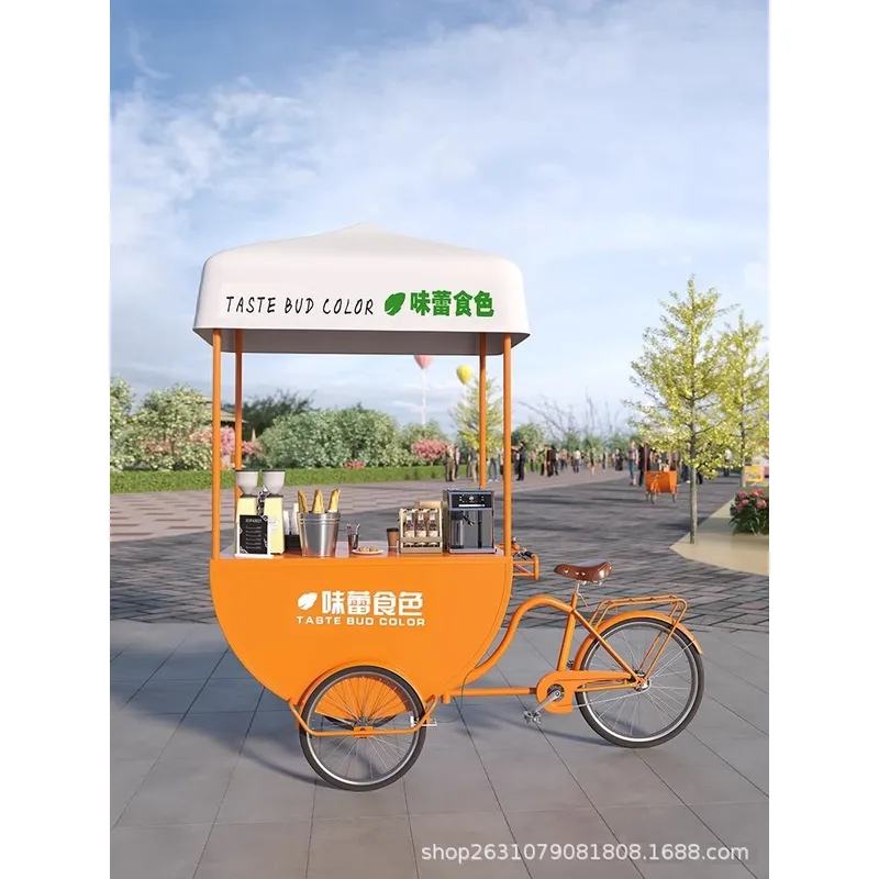 Coffee Tea - Carretto Mobile per Alimenti da Esterno,
