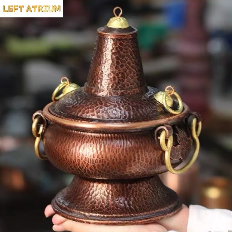 Coffee Tea And Bean - Contenitore Multifunzionale in Rame Puro per