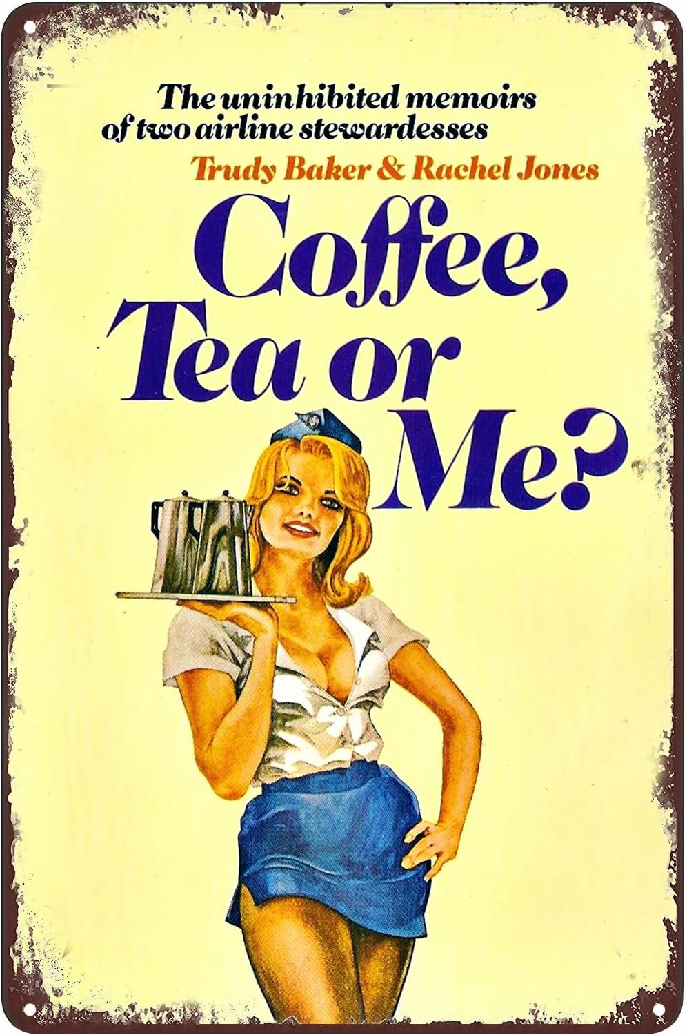Coffee Tea With Me - Targa in metallo Coffee Tea or