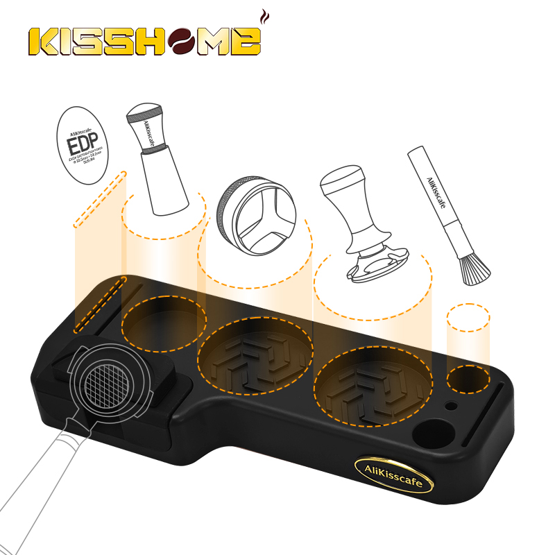 Coffee Tea Holder - Alikisscafe Tappetino per Stazione di Compattazione