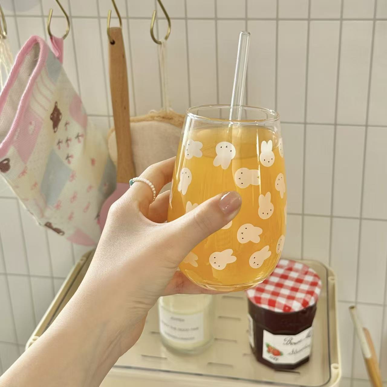 Carino Bicchiere in Vetro con  - Coffee Tea Cups recensione e prezzo