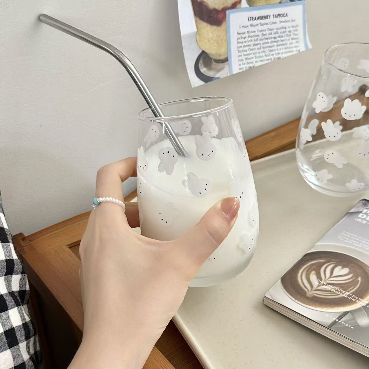Carino Bicchiere in Vetro con  - Coffee Tea Cups recensione e prezzo
