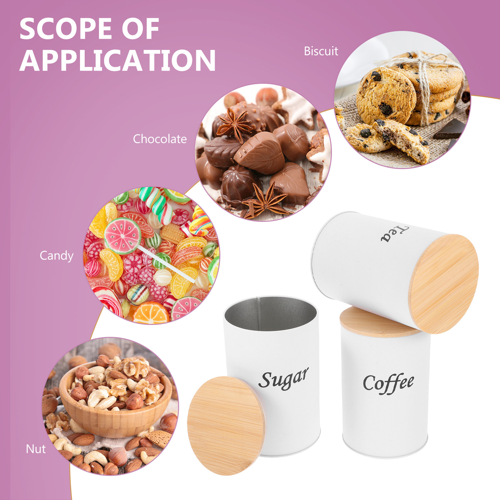 Set di 3 Contenitori Ermetici  - Coffee Tea And Bean recensione e prezzo