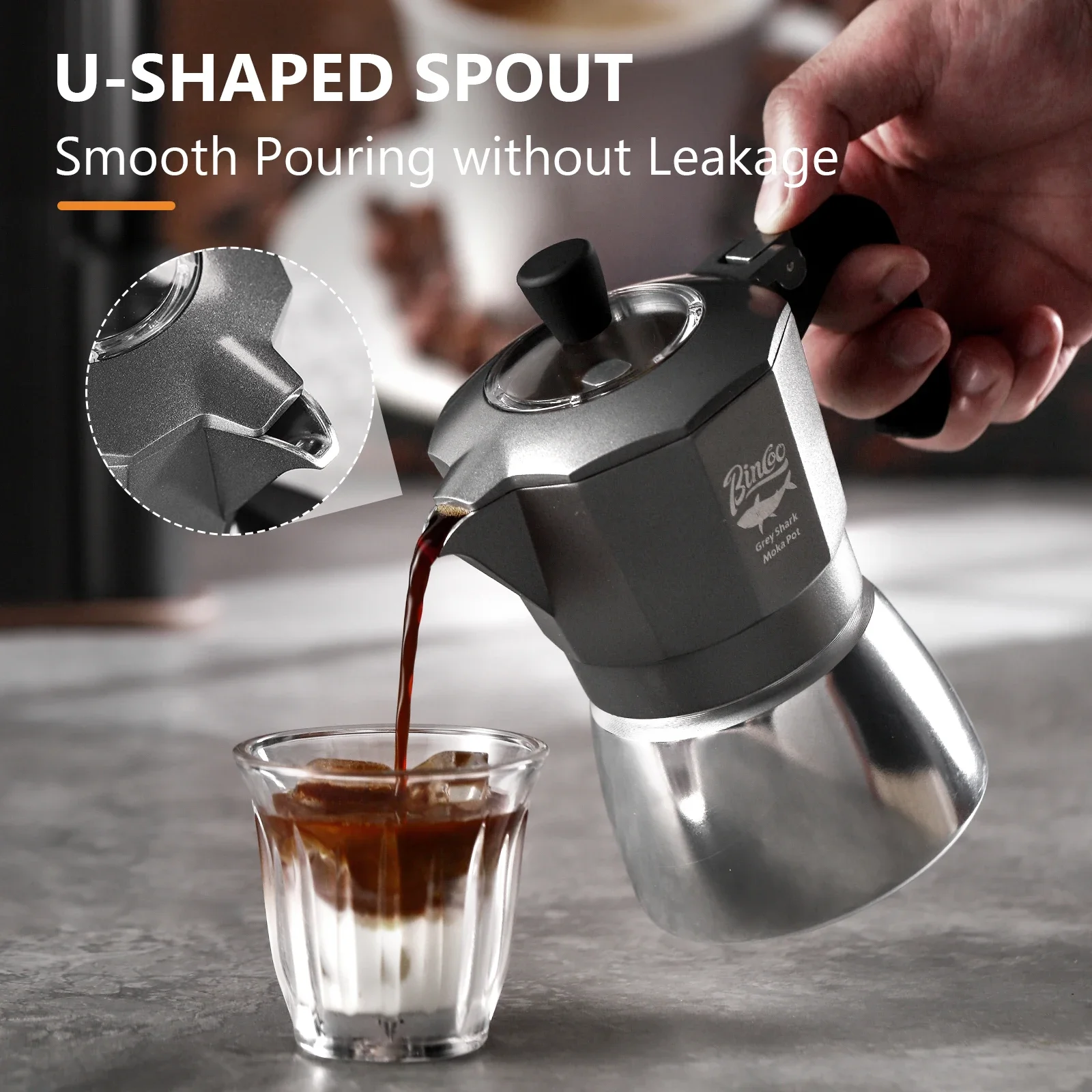 Bincoo Caffettiera Moka a Dopp - Coffee Tea Mugs recensione e prezzo