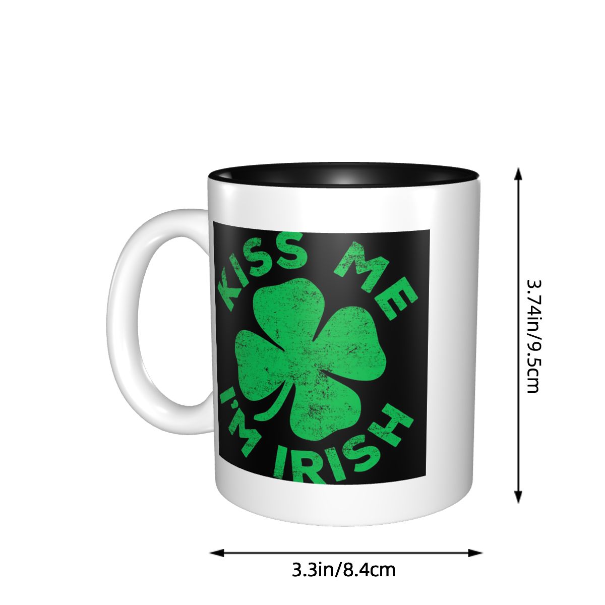 Tazza 'Kiss Me I'm Irish' in C - Coffee Tea With Me recensione e prezzo