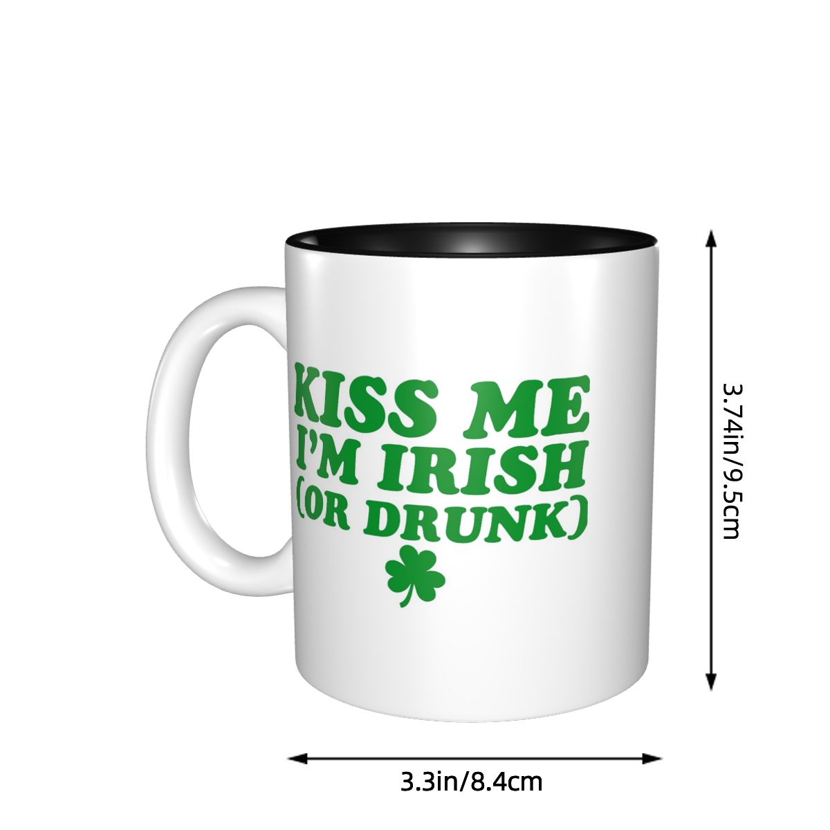 Tazza 'Kiss Me I'm Irish' in C - Coffee Tea With Me recensione e prezzo