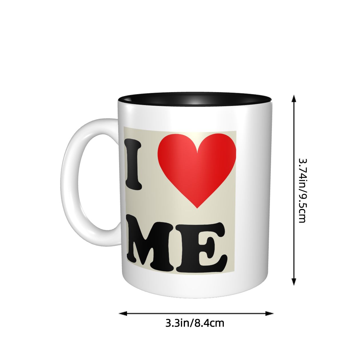 Tazza 'I Love Me' a Forma di C - Coffee Tea With Me recensione e prezzo