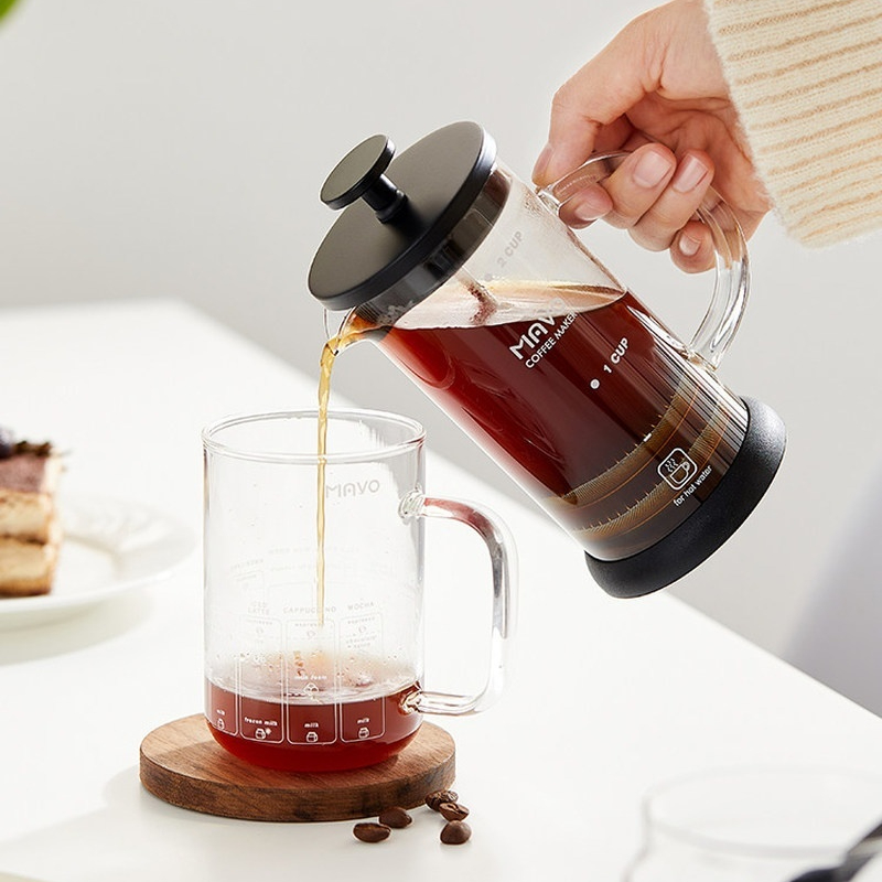 Caffettiera French Press MAVO  - Coffee Tea Brew recensione e prezzo
