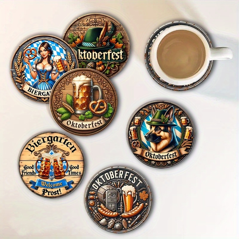 Set di 6 Sottobicchieri in Leg - Coffee Tea Jug recensione e prezzo