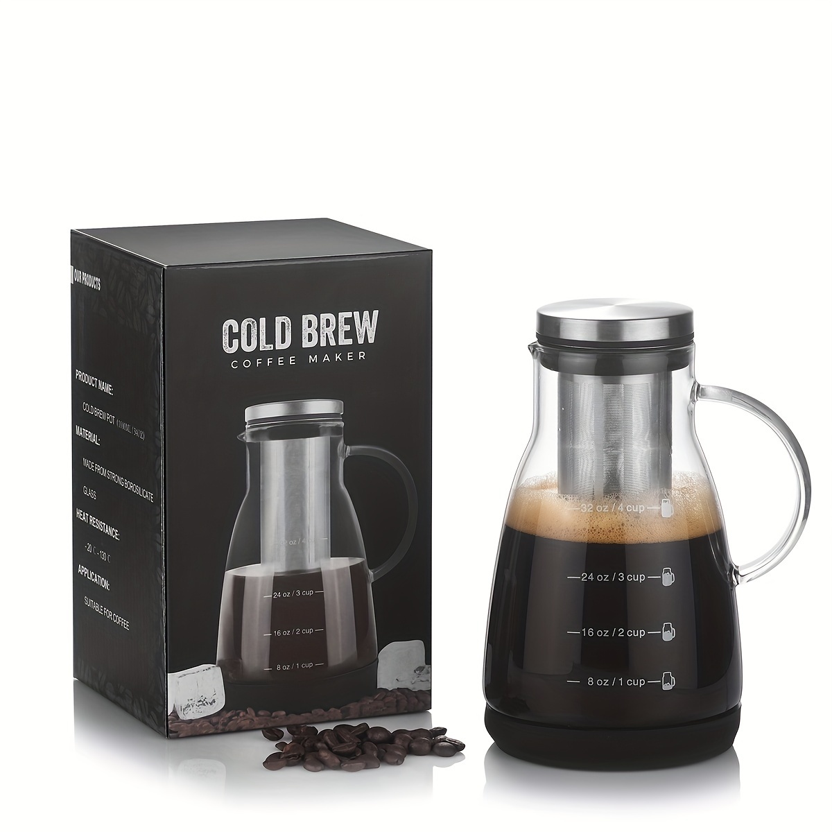 Caraffa in Vetro Classica da 2 - Coffee Tea Brew recensione e prezzo